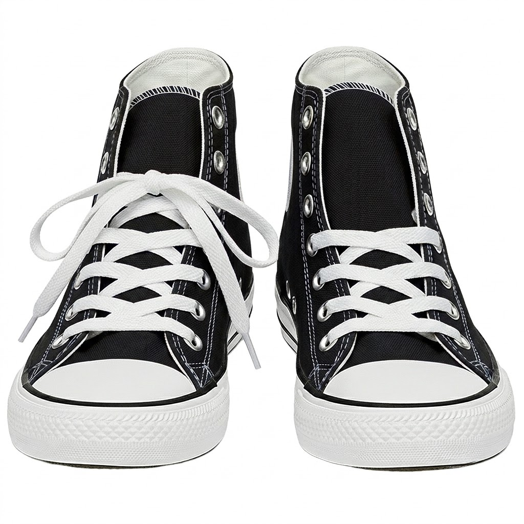Hi Top Canvas Tennis Shoes