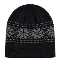 Snowflake Texture Beanie Hat