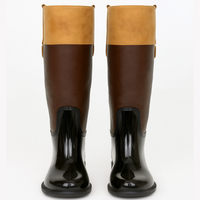 Two Tone Riding Boots