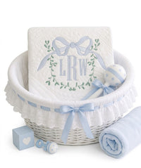 Quilted Heirloom Baby Blanket