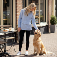 Hooded Seersucker Pullover