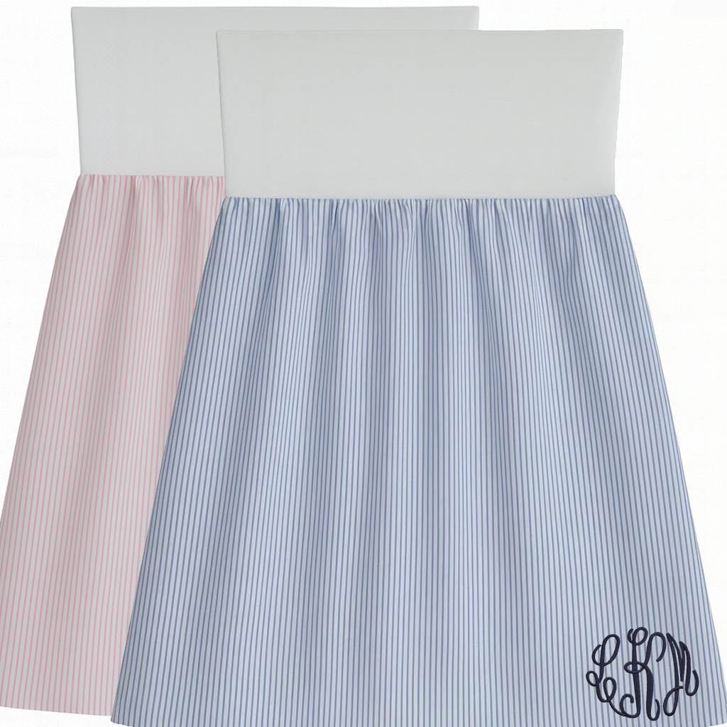 Strapless SEERSUCKER Dress