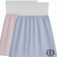 Strapless SEERSUCKER Dress