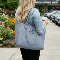 Tweed Chain Handbag