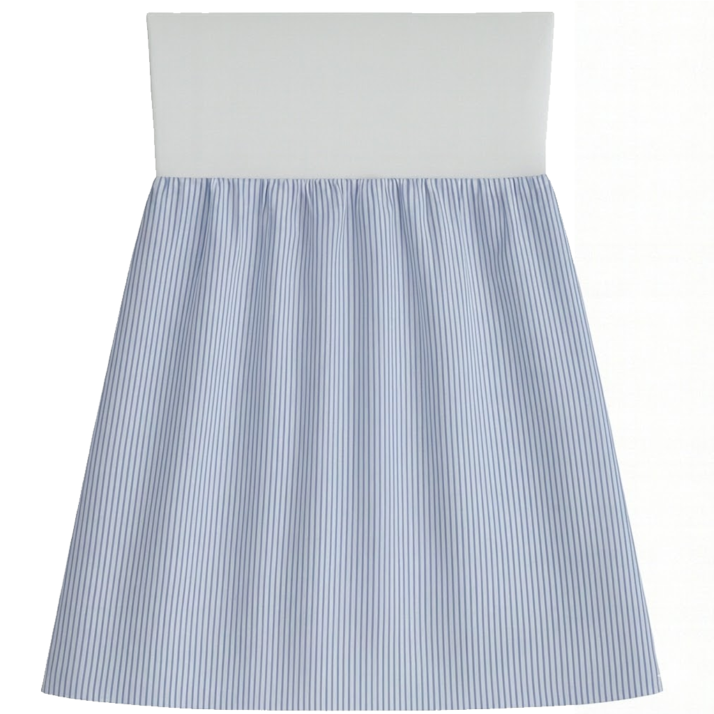 Strapless SEERSUCKER Dress