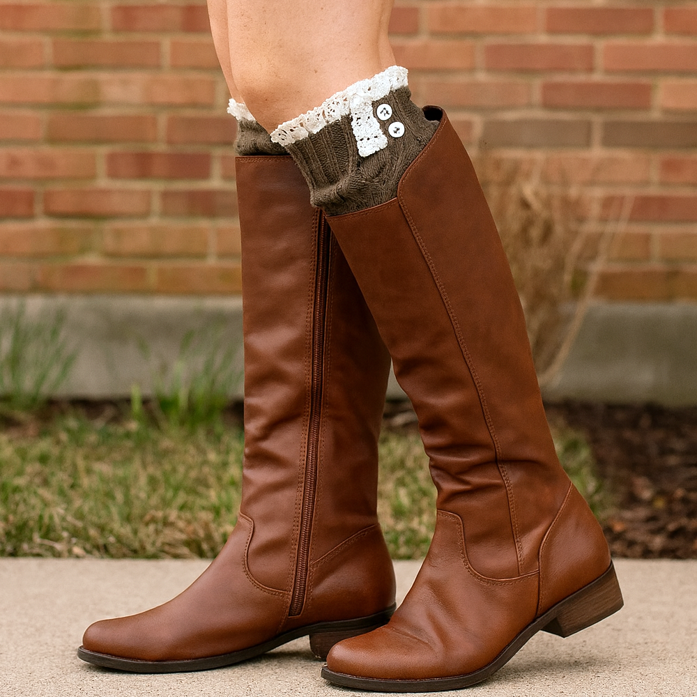 Boot Socks - Beige