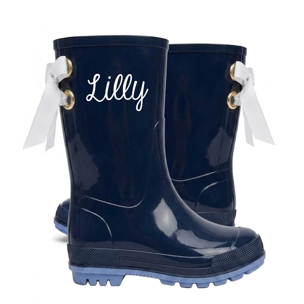 Two-Tone Kid's Rain Boots