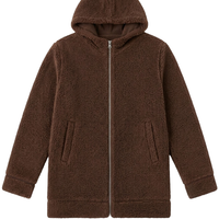 Hooded Sherpa Like Jacket