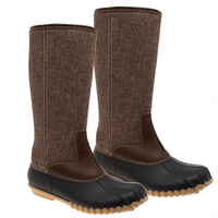 LINEN Duck Boots