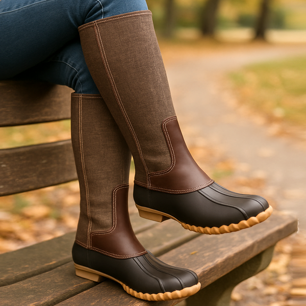 LINEN Duck Boots