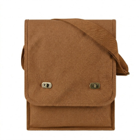 Canvas Crossbody Messenger Tote Bag