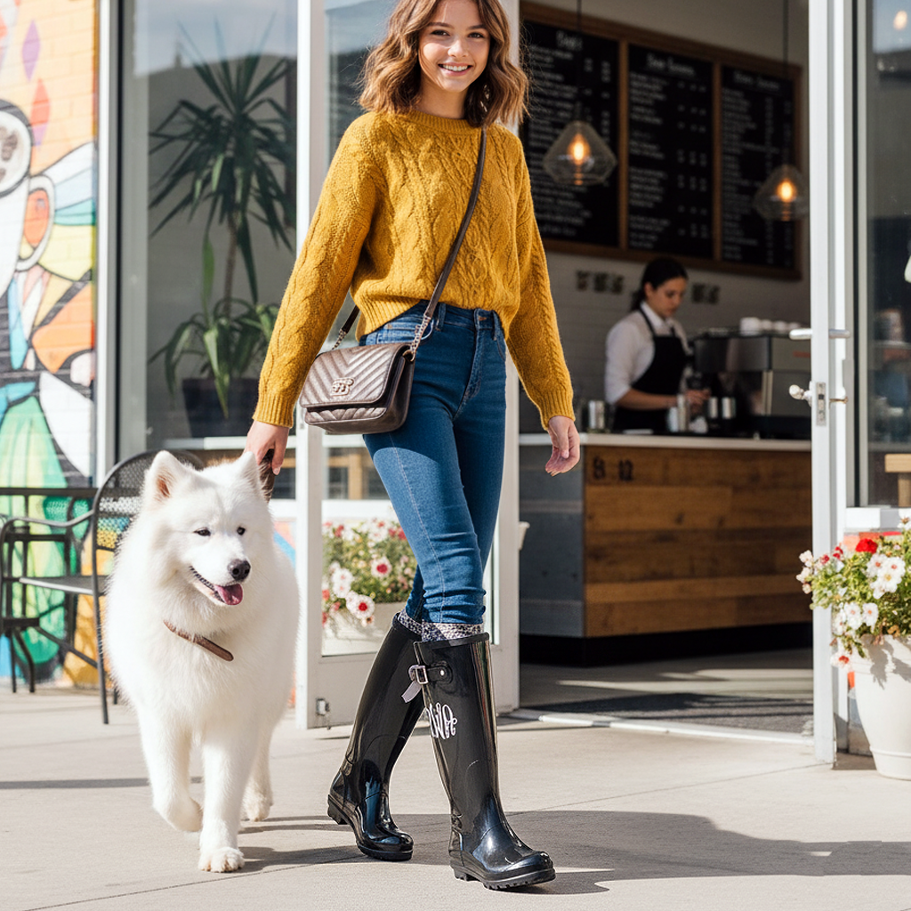 Buckle Rain Boots