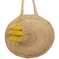 Jute Bungalow Circle Beach Tote