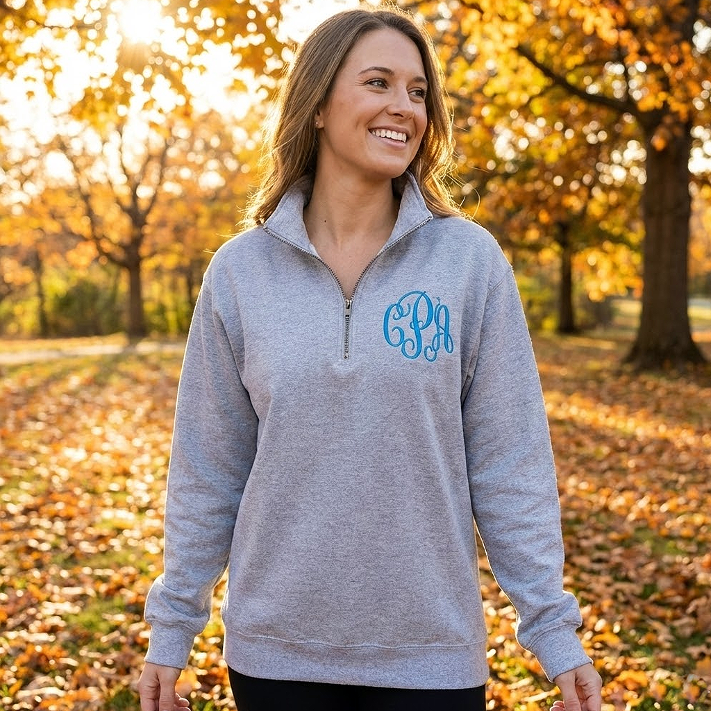 Cadet Collar Quarter Zip Pullover