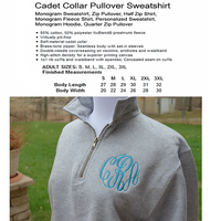 Cadet Collar Quarter Zip Pullover