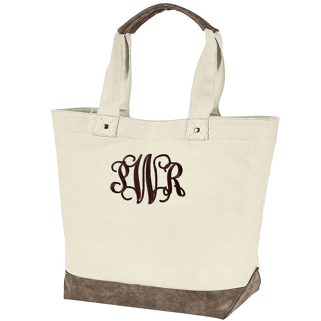 Canvas Boater Tote Bag