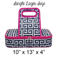 Rectangle GREEK KEY Casserole Carrier