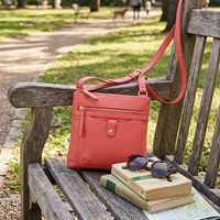 Kim Double Pocket Crossbody Purse