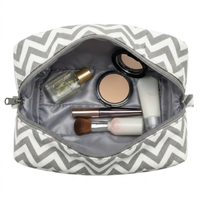 Large Makeup Bag - CHEVRON