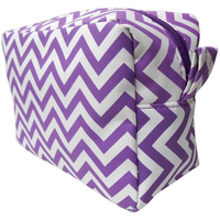 Large Makeup Bag - CHEVRON