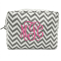 Large Makeup Bag - CHEVRON