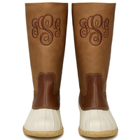 Tall TAUPE Duck Boots