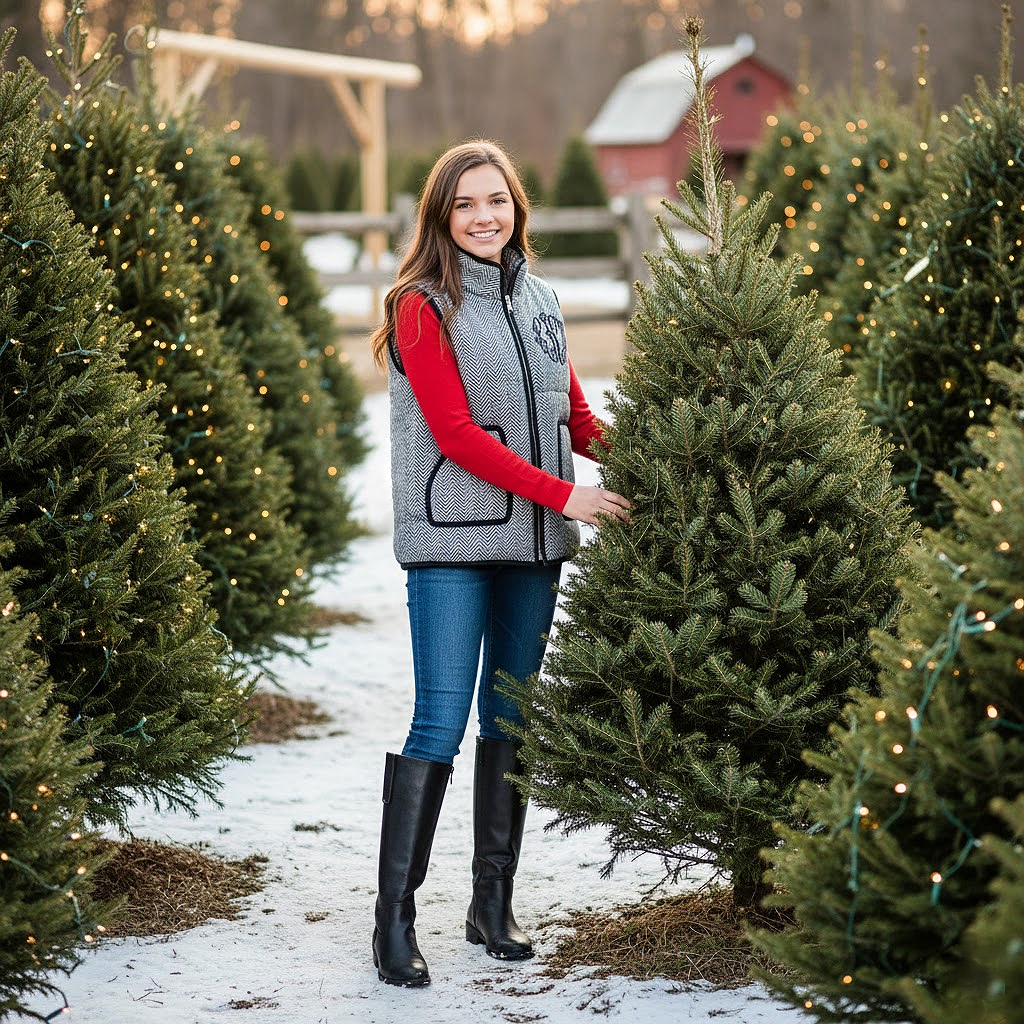 Harringbone Tweed Vest