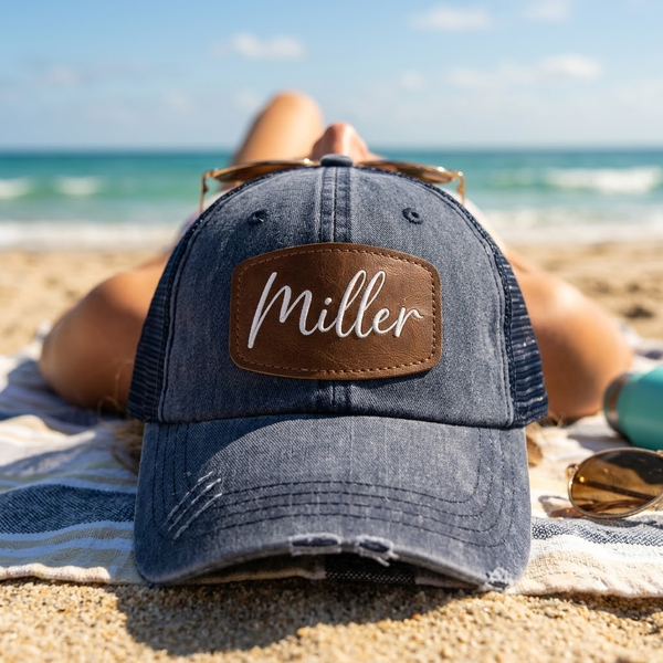 Vintage Denim Trucker Hat