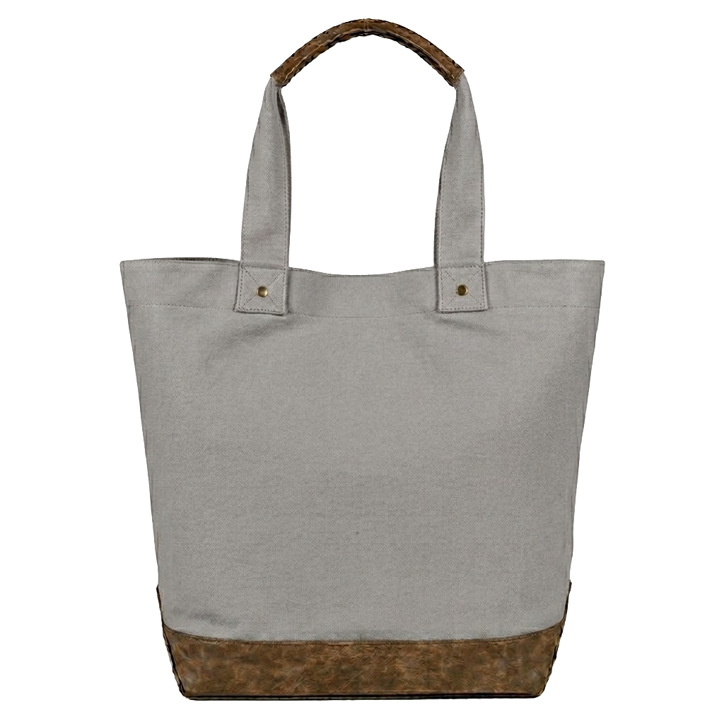 Canvas Resort Boater Tote Bag
