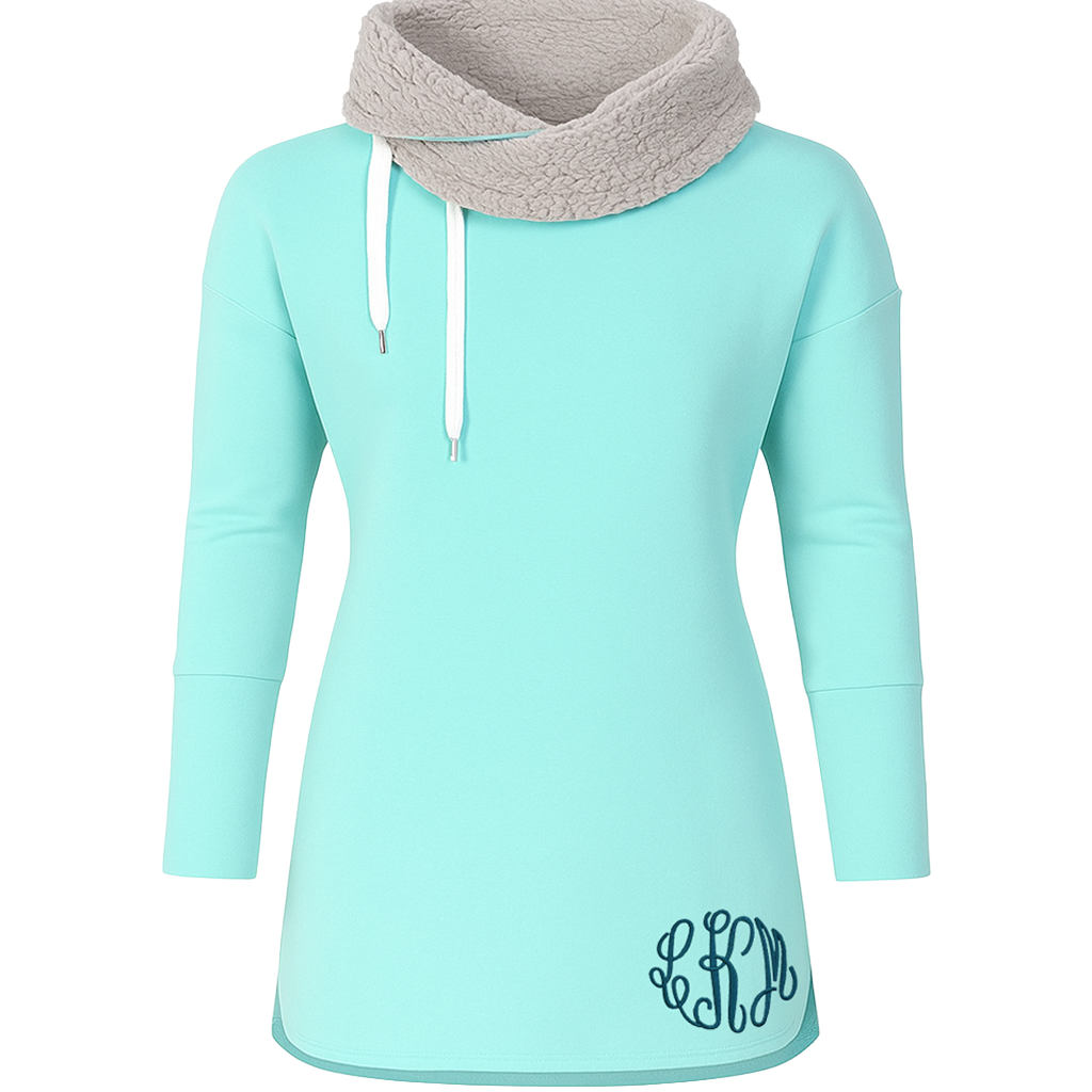 Cowl Neck Sweatshirt