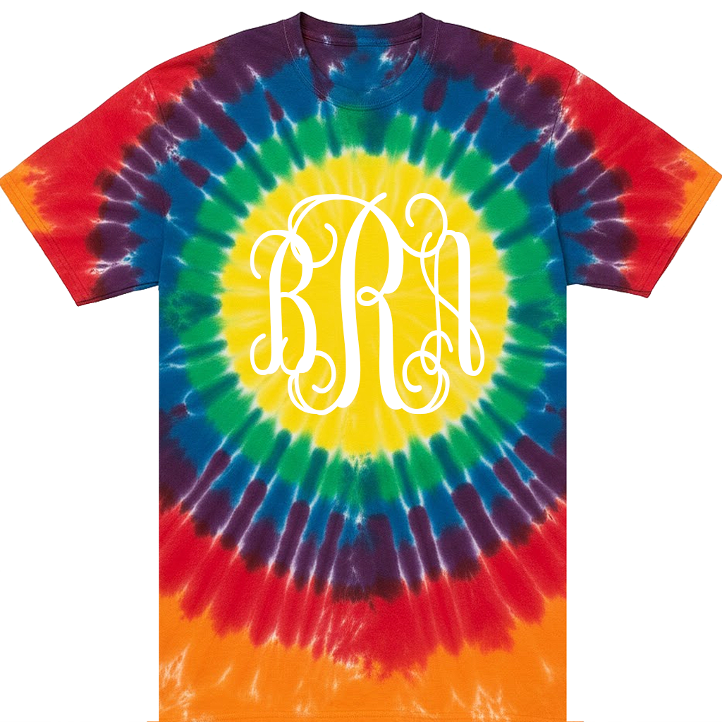 Circle Tie Dye Tee Shirt