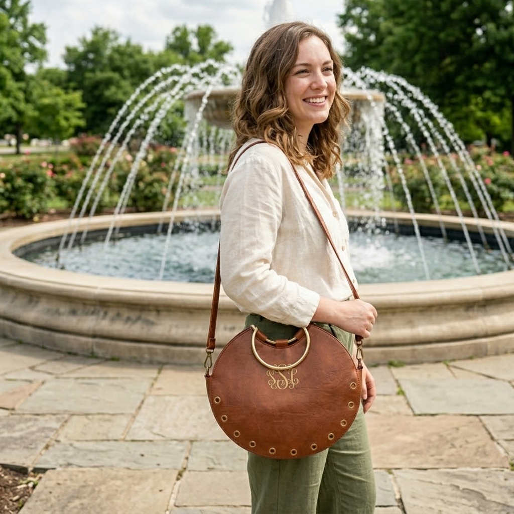 Circle Crossbody Handbag