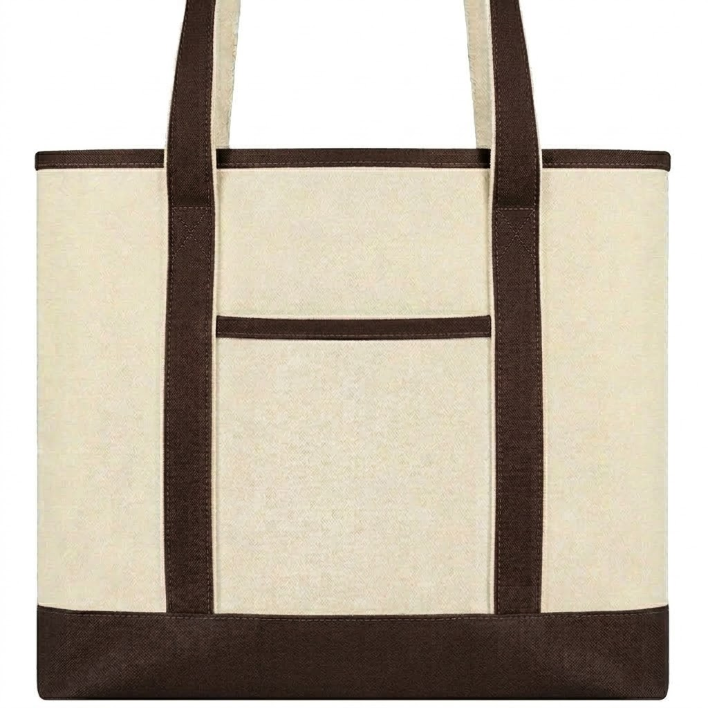 Large Harbor Canvas Boater Tote
