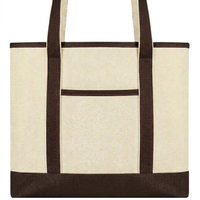 Large Harbor Canvas Boater Tote