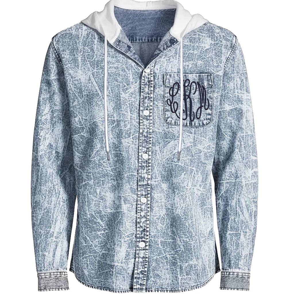 Denim Hooded Jacket