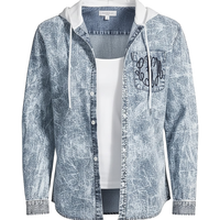 Denim Hooded Jacket