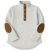 Quilted Elbow Patch Sweatshirt