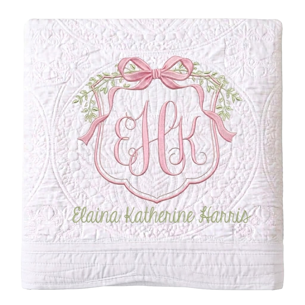 Heirloom Baby Blanket - Ribbon