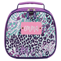 Purple & Mint Leopard Lunch Box