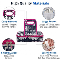 Rectangle GREEK KEY Casserole Carrier