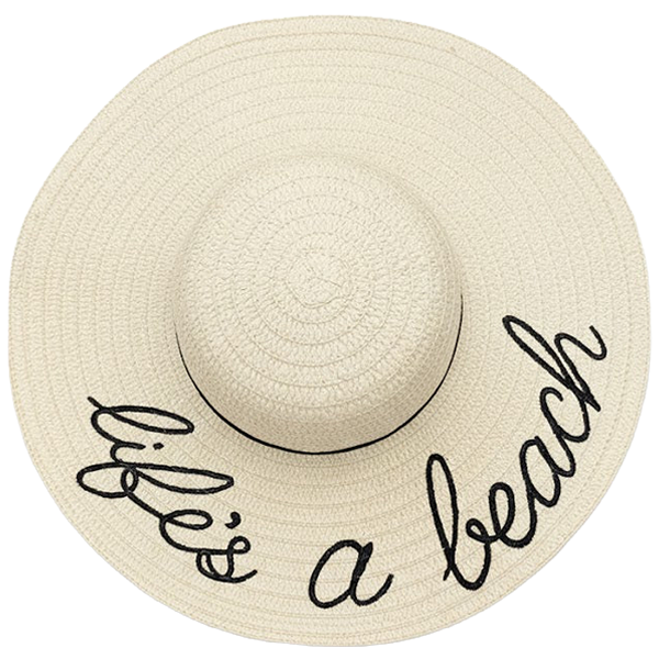 Life's A Beach Floppy Hat