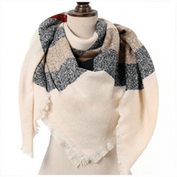 Plaid Square Blanket Scarf