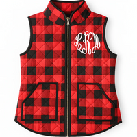 Buffalo Plaid Vest