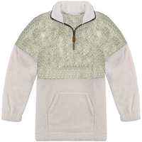 Two Tone Sherpa Pullover