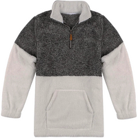 Two Tone Sherpa Pullover