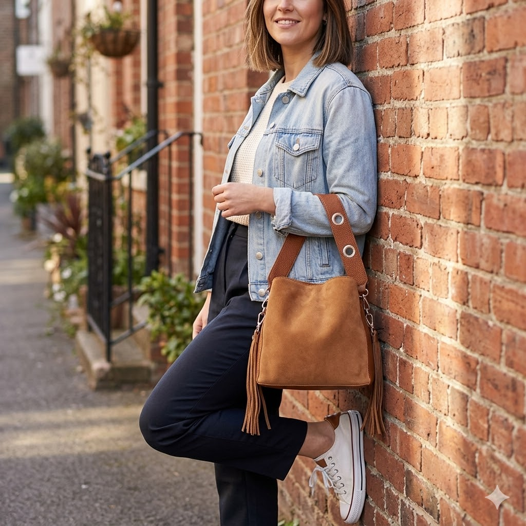 Crossbody Bucket Purse