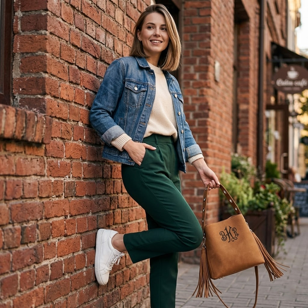 Crossbody Bucket Purse