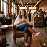 Chic Duck Boots - PINK