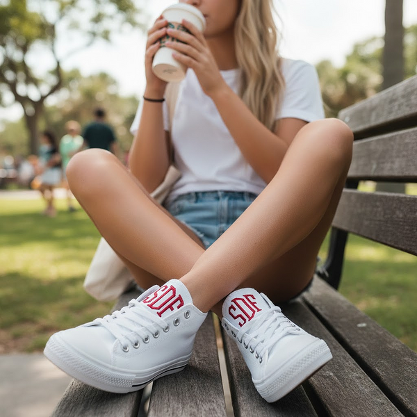 White Canvas Sneakers