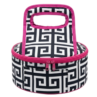 Pie & Casserole Carrier - NAVY/Pink